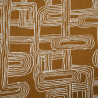 Viscose Mélangée Imprimé Méline Ocre - Maison Klem
