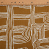 Viscose Mélangée Imprimé Méline Ocre - Maison Klem