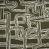 Viscose Mélangée Imprimé Méline Kaki - Maison Klem