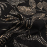 Viscose Mélangée Imprimé Marie Noir Ecru - Maison Klem