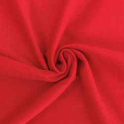 Velours Milleraies Rouge - Auguste - Maison Klem