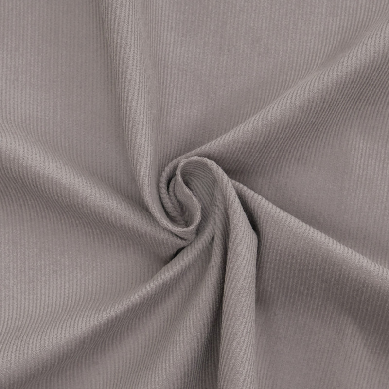 Velours Milleraies Gris - Auguste - Maison Klem