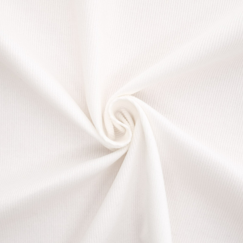 Velours Milleraies Blanc - Auguste - Maison Klem