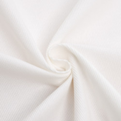 Velours Milleraies Blanc - Auguste - Maison Klem