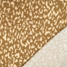 Coffee Leopard-Print Viscose Poplin - Maison Klem