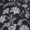 Popeline de Viscose Imprimée Victoire Noir Blanc - Maison Klem