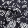 Black and White "Victoire" Printed Viscose Poplin - Maison Klem
