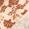 Popeline de Viscose Imprimée Victoire Cacao Beige - Maison Klem