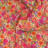 Tania Fuchsia-Orange Printed Viscose Poplin - Maison Klem