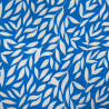 Manon Blue and Ecru Printed Viscose Poplin - Maison Klem