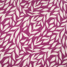 Popeline de Viscose Imprimée Manon Prune Ecru - Maison Klem