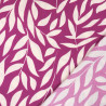 Popeline de Viscose Imprimée Manon Prune Ecru - Maison Klem