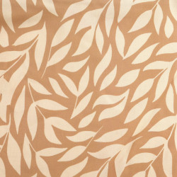 Popeline de Viscose Imprimée Manon Prune Ecru - Maison Klem