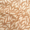 Popeline de Viscose Imprimée Manon Beige Ecru - Maison Klem