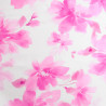 Aquarela Pink and Purple Printed Viscose Poplin - Maison Klem
