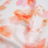 Coral Aquarela Printed Viscose Poplin - Maison Klem