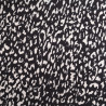 Black Leopard-Print Viscose Poplin - Maison Klem