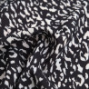 Black Leopard-Print Viscose Poplin - Maison Klem