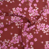 Printed Viscose Poplin in Plum-Mauve Bloom - Maison Klem