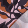 Printed Viscose Poplin in Solie Powder Pink and Terracotta - Maison Klem