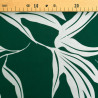 Popeline de Viscose Imprimée India Vert Profond - Maison Klem