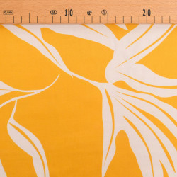 India Safran Printed Viscose Poplin - Maison Klem