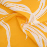 Popeline di viscosa stampato India Safran - Maison Klem