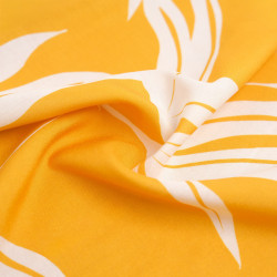 India Safran Printed Viscose Poplin - Maison Klem