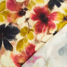 Popelina de viscosa estampada «Sofía Frambuesa» - Maison Klem