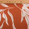 Popelina de viscosa estampada «India Terracotta» - Maison Klem