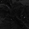 Black Denim with Tulle and Sequins - Sam - Maison Klem