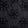 Black Flora Tulle Embroidered Jeans - Maison Klem