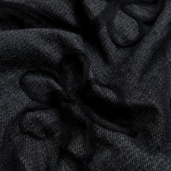 Jean Broderie Tulle Flora Noir - Maison Klem