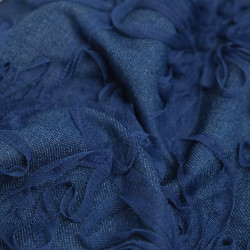 Jean Broderie Tulle Suzon Bleu Moyen - Maison Klem