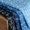Tissu Denim Jacquard Léopard - Maison Klem