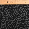 Tissu Denim Jacquard Léopard Noir - Maison Klem