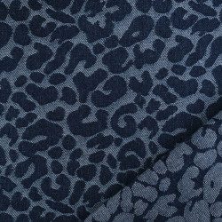 Kopie van Kopie van Tissu Demin Jacquard Léopard
