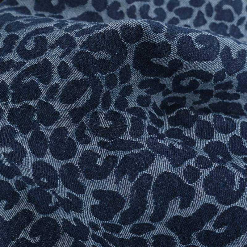 Kopie van Kopie van Tissu Demin Jacquard Léopard