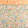 Voile de Coton Mila Camille Rose Peche Vert - MAISON KLEM
