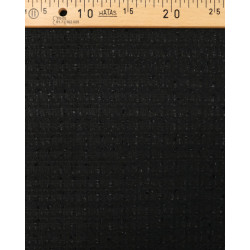 Tissu Tweed Bouclettes Noir - Maison Klem