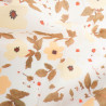 Voile de Coton Mila Lena Jaune Peche - MAISON KLEM