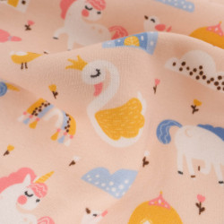 Felpa stampata «Born To Fly» con interno in peluche - Maison Klem