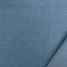 Tissu Chambray Lurex Argent Brillant Bleu - Maison Klem