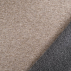 Maille Chinée Epaisse Double Face Beige - Maison Klem