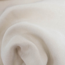 Tissu Suédine Envers Fourrure Blanc - Maison Klem