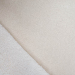 Kopie von Tissu Suédine Envers Fourrure Beige