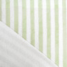 Two-Tone Sponge with Wide Yellow and Ecru Stripes - Maison Klem