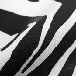Zebra-Print Faux Leather - Maison Klem