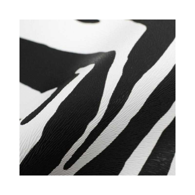Zebra-Print Faux Leather - Maison Klem