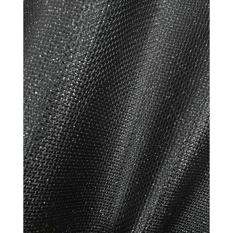 Simili Cuir Lurex Noir - Bambino - Maison Klem